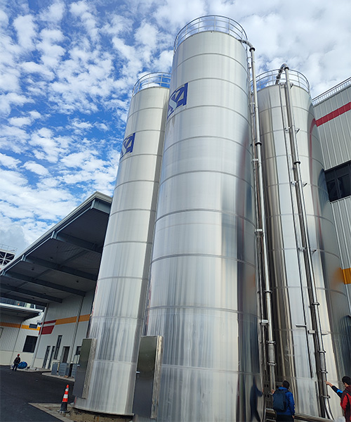 Niasi Outdoor Storage Silo สำหรับวัตถุดิบพลาสติก